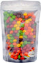 Stand Up Pouches, Resealable Odor Proof Bags, Zip Top Waterproof For Food Storage, Heavy Duty Ziplock, Clear Front With Aluminum Foil Back, Heat Sealable, 5 x 8 inch, 100 Pack