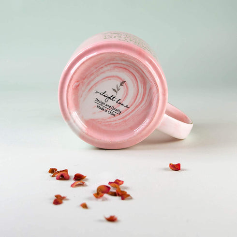 Vilight Best Wedding Officiant Mug - Funny Thank You Gifts - Pink Marble Ceramic Coffee Cup 11.5 Oz