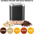 Kaffe Glass Storage Container. Coffee Canister - BPA Free Stainless Steel with Airtight Lid (8oz)