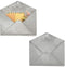YoleShy Galvanized Mail Organizer Wall Mount Mail Holder Set of 2, Metal Envelope Wall Hanging File Folder Holder, Galvanized Mail Holder, Wall Organizers and Storage for Mail, Letter, Magazine