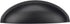 Amerock | Cabinet Cup Pull | Flat Black | 3 inch (76 mm) Center to Center | Ravino | 5 Pack | Drawer Pull | Drawer Handle | Cabinet Hardware
