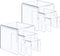 ANDGOO Display Risers, Clear Acrylic Showcase Collectibles Display Stands for Jewelry Funko Pop Figures, Cake Stands for Candy Dessert Table Decorations-3"x4"x5" (6pcs)