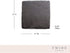 Twine Square Slate Coasters, Modern Square Coasters, Slate with Velvet Backing, Protect Tables and Surfaces, Black, Set of 4