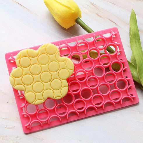 WUWEOT 20 Pack Cake Fondant Embossing Mould, 4.9In Different Patterns Home Kitchen Accessories for Cookie Cutter, Biscuit Molds, Cake Baking, DIY Cooking, Sugarcraft and Fondant CupCake Decoration