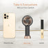 Funme Mini Handheld Fan 3500mAh Small Personal Portable Fan USB Rechargeable Fan Makeup Eyelash Fan Beauty Fan for Women Girls Black