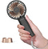 Funme Mini Handheld Fan 3500mAh Small Personal Portable Fan USB Rechargeable Fan Makeup Eyelash Fan Beauty Fan for Women Girls Black