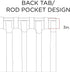 Madison Park Simone Floral Design Sheer Single Window Curtain Voile Privacy Drape for Bedroom, Livingroom, 50" x 95", Backtab Panel, Grey