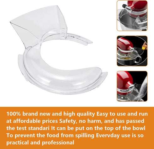 Pouring Shield for KitchenAid 4.5 Mixers - Replace KN1PS Pouring Shield Mixers Parts & Accessories