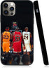 Legendary Basketball Theme Designed for iPhone 12 Pro Max Case, Fashion Slim Protective Anti Scratch Premium TPU Soft Cover, Compatible with iPhone 12 Pro Max 6.7 inch (Lebron-Jordan-Kobe)