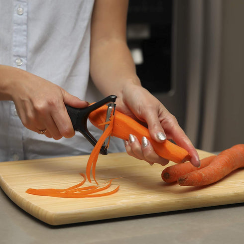 SEIDO Peelers Set Julienne Vegetable With Avocado Slicer, Lemon And Cheese Grater, and 2 Peeling Tools, Kitchen Accessories for Garnishes and Toppings, Stainless Steel
