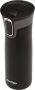 Contigo Autoseal West Loop Vacuum-Insulated Stainless Steel Travel Mug with Easy-Clean Lid, 20 Oz., Matte Black