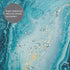 Marble Shower Curtain Natural Luxury Ocean Art The Ripples of Agate with Beautiful Blue Paint and Gold Powder for Bathroom Decor Polyester Fabric Waterproof Shower Curtains Set with 12 Hooks