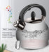 VICALINA Tea Kettle & Tea Pot, Stainless Steel Tea Kettle for Stove top, 2.64 Quart Whistling Loud Tea Kettles (Polished Light Blue)