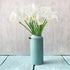 EZFLOWERY 20 Artificial Calla Lily Flowers Real Touch Latex Arrangement Bouquet Wedding Centerpiece Room Office Party Home Decor, Excellent Gift Idea (Small - 20 Pack, White)