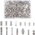 Craftdady 150Pcs Antique Silver Tube Bar Spacer Beads Tibetan Metal Column Barrel Drum Beads for Jewelry Crafts Making Hole:1.5-3.5mm