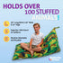 Butterfly Craze Bean Bag Chair Cover (Stuffing Not Included) Toddler Toy Organizer Fill with Stuffed Animals to Create a Jumbo, Comfy Floor Lounger for Boy™s or Girl™s Bedroom Camo
