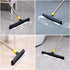 Yocada Floor Squeegee Scrubber 54in Long Adjustable Telescopic Pole Heavy Duty Household Broom Perfect for Garage Courtyard Shower Bathroom Pet Hair Fur Floor Marble Glass Tile Water Foam Cleaning