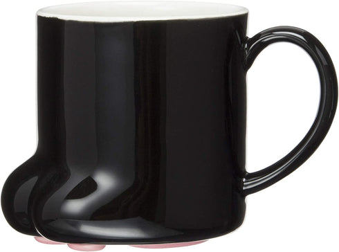 Black Paw Shaped Coffee Mug