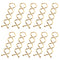 TUUXI 10pcs Spiral Hair Pins 2 Inch Gold Metal Fast Bun Hair Accessories Spiral Bobby Pins Spin Twist Screw Hair Pins for Women Hair Style DIY