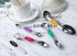 Magnetic Measuring Spoons Set of 8 Stainless Steel Dual Sided Stackable Measuring Spoon Nesting Teaspoons Tablespoons for Measuring Dry and Liquid Ingredients