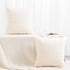MADIZZ Set of 2 Super Soft Velvet Decorative Throw Pillow Covers 20x20 inch White Square with Texture Luxury Style Cushion Case Pillow Shell for Sofa Bedroom