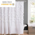 Lush Decor Lucia 72" x 72" Shower Curtain, White