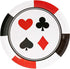Casino Party Bundle, Includes Plates, Napkins, Cups, and Cutlery (24 Guests,144 Pieces)