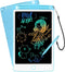 ScriMemo LCD Writing Tablet for Kids,10-Inch Drawing Tablets Kids Doodle Board Colorful Sketch Pad Reusable Magnetic Drawing Board Gifts for Kids and Adults at Home, School and Office (Blue)