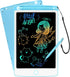 ScriMemo LCD Writing Tablet for Kids,10-Inch Drawing Tablets Kids Doodle Board Colorful Sketch Pad Reusable Magnetic Drawing Board Gifts for Kids and Adults at Home, School and Office (Blue)