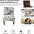 Armless Chair Slipcover Removable Armless Accent Chair Covers Washable Chair Slipcovers Furniture Protector Covers for Living Dining Room Hotel Armless Accent Chair