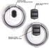 2pcs 20/30 ‹oz Magnetic Tumbler Lid - Compatible with YETI Rambler, Ozark Trail, Old Style Rtic and More - Magnetic Slider Switch Spill Proof Tumbler Cover ( 2pcs black , 20/30 oz )