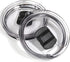 2pcs 20/30 ‹oz Magnetic Tumbler Lid - Compatible with YETI Rambler, Ozark Trail, Old Style Rtic and More - Magnetic Slider Switch Spill Proof Tumbler Cover ( 2pcs black , 20/30 oz )
