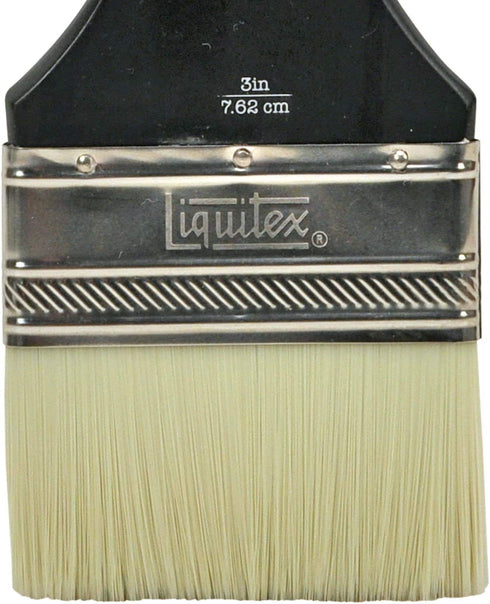 Liquitex 1300803 Professional Freestyle Large Scale Brush, Broad Flat/Varnish 3-inch, Long Handle