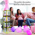 Gold Baby Shower Boxes 4 Pcs Gold Transparent Balloon Boxes with 4*4 Gold BABY Letters, Gold baby shower blocks for Boys Girls , Letter Boxes for Birthday Party, Gender Reveal Backdrop