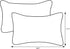 Pillow Perfect Rectangular Throw Pillow, Omnia Lagoon, Set of 2