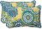 Pillow Perfect Rectangular Throw Pillow, Omnia Lagoon, Set of 2