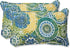 Pillow Perfect Rectangular Throw Pillow, Omnia Lagoon, Set of 2