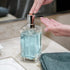 Oggi Soap & Lotion Dispenser, 13-Ounce, Clear, Chrome