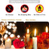 LED Flameless Tea Lights, Set of 12 for Wedding, Party and Holiday Gatherings, Flameless Candles with Remote, Realistic and Bright Flickering, Battery Included