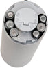 Ozeri Fascina Electric Wine Bottle Opener and Corkscrew, Silver