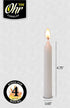 Ner Mitzvah Shabbat Candles - Traditional Shabbos Candles - 4 Hour - 72 Count - by Ohr