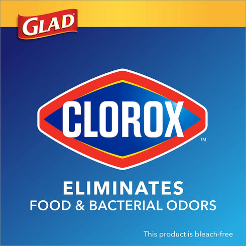 Glad Protection Series ForceFlex Plus Drawstring Mountain Air Odor Shield with Clorox 13 Gallon 1/90ct