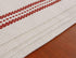 LEVIMETREE Moroccan Table Runner 14 X 72 in, Boho D©cor Washable Natural Burlap Table Runner, Tufted Tassels for Bohemian Wedding Bridal Shower Table Mat Rustic Farmhouse Dining Table D©cor, Red