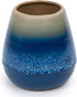 Bodico Beautifully, 4 x 4.5 inches, Blue Glazed Ceramic Tooth Brush Holder