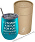 Friendship Gifts for Women, Best Friend, Sister Gifts from Sister, Best Friend Birthday Gifts for Women, Friends Female - Funny Christmas Gifts for Women - Fancyfams Wine Tumbler (Shank a B-Turquoise)