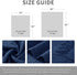 RECYCO Throw Blanket for Couch Navy Blue Waffle Throw Blanket Lightweight Soft Cozy Bed Decor Travel Blanket with Tassels for Living Room 50"x60"