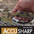 AccuSharp Knife & Tool Camo Sharpener - Diamond-Honed Tungsten Carbide Rust-Free Blade Quickly Sharpens, Restores, Repairs & Hones Serrated Blades, Cutting Tools, Cleavers, Axes & Machetes