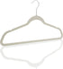 Brookstone BKH1126 Non-Slip, 360° Swivel Hook, Lightweight & Slim, Strong & Durable, Space Saving Design, Heavy Duty, Won™t Stain Fabric, 25 Pack Velvet Hangers/Ivory, 25 Count