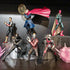 ANDGOO Display Risers, Clear Acrylic Showcase Collectibles Display Stands for Jewelry Funko Pop Figures, Cake Stands for Candy Dessert Table Decorations-3"x4"x5" (6pcs)
