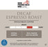SAN FRANCISCO BAY Coffee DECAF Espresso Roast Whole Bean Coffee, 2 lb Bag (32 oz), Medium Dark Roast, Swiss Water Process Decaffeinated
